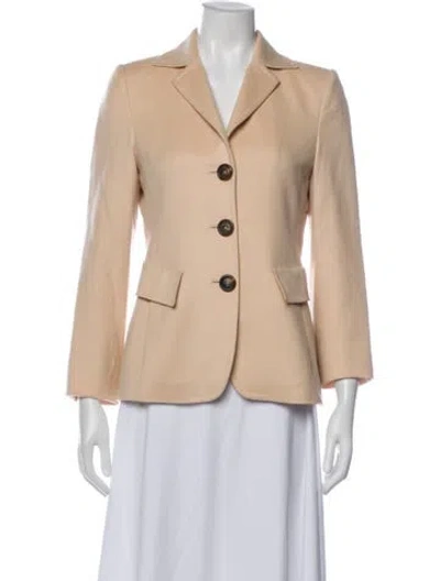 Pre-owned Akris Cashmere Blazer In Neutral