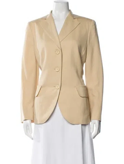 Pre-owned Akris Cashmere Blazer In Neutral