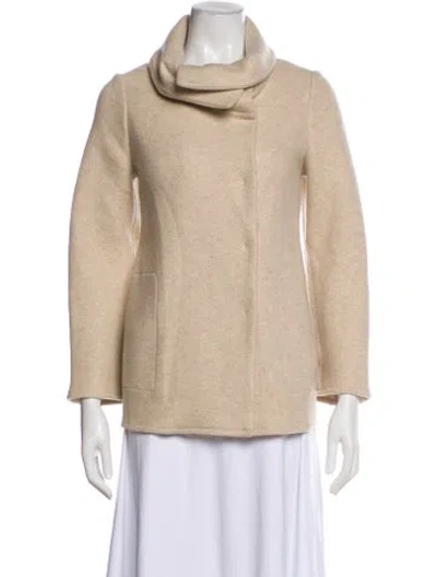 Pre-owned Akris Cashmere Blazer In Neutral