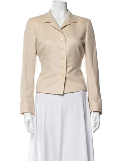 Pre-owned Akris Cashmere Blazer In Neutrals
