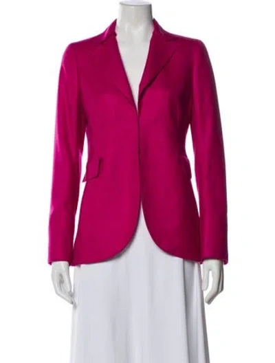 Pre-owned Akris Cashmere Blazer In Pink