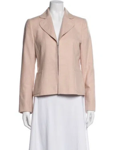 Pre-owned Akris Cashmere Blazer In Pink