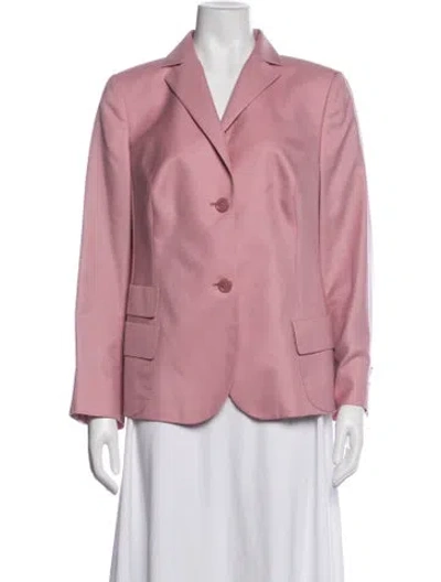 Pre-owned Akris Cashmere Blazer In Pink