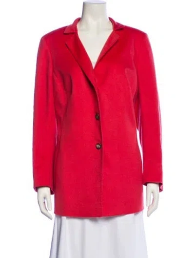 Pre-owned Akris Cashmere Blazer In Red