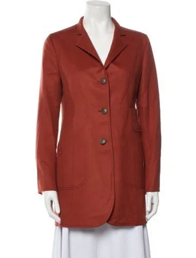 Pre-owned Akris Cashmere Blazer In Red
