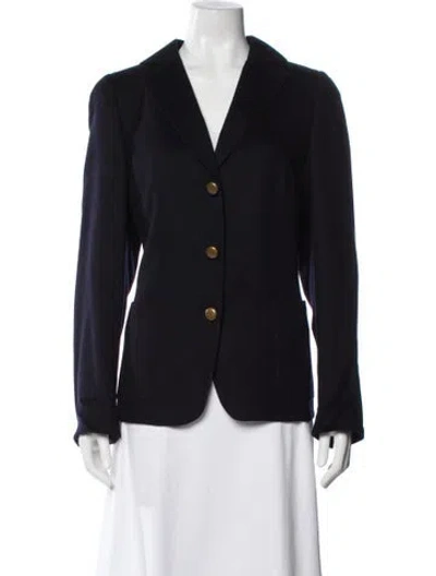 Pre-owned Akris Cashmere Blazer W/ Tags In Black