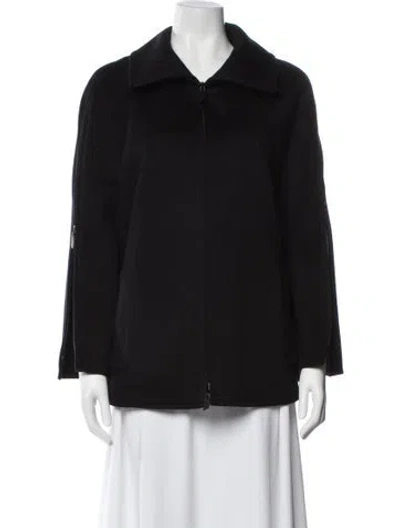 Pre-owned Akris Cashmere Blazer W/ Tags In Black