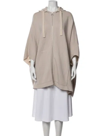 Pre-owned Akris Cashmere Crew Neck Sweater In Neutral