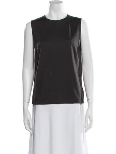 Pre-owned Akris Cashmere Crew Neck Top W/ Tags In Gray