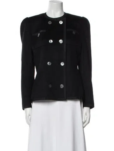 Pre-owned Akris Cashmere Evening Jacket In Black