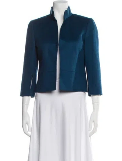 Pre-owned Akris Cashmere Evening Jacket In Blue