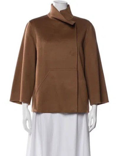 Pre-owned Akris Cashmere Evening Jacket In Brown
