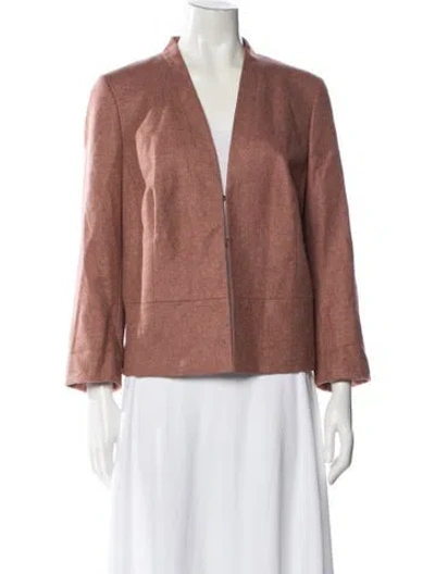 Pre-owned Akris Cashmere Evening Jacket In Pink