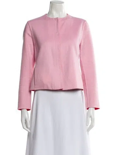 Pre-owned Akris Cashmere Evening Jacket In Pink