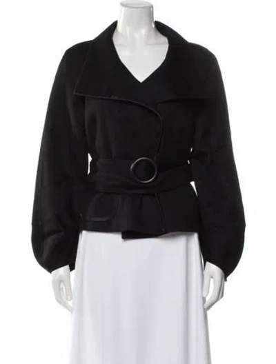 Pre-owned Akris Cashmere Jacket In Black