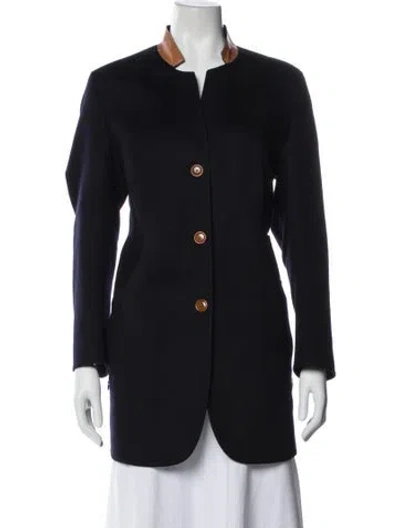 Pre-owned Akris Cashmere Jacket In Blue