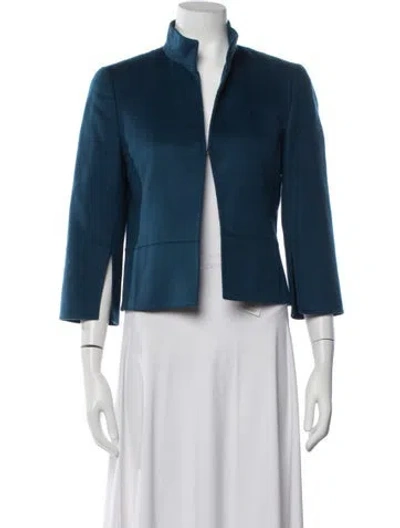 Pre-owned Akris Cashmere Jacket In Blue