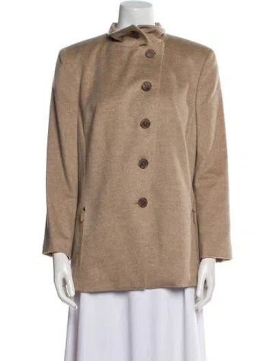 Pre-owned Akris Cashmere Jacket In Brown