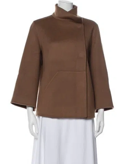 Pre-owned Akris Cashmere Jacket In Brown