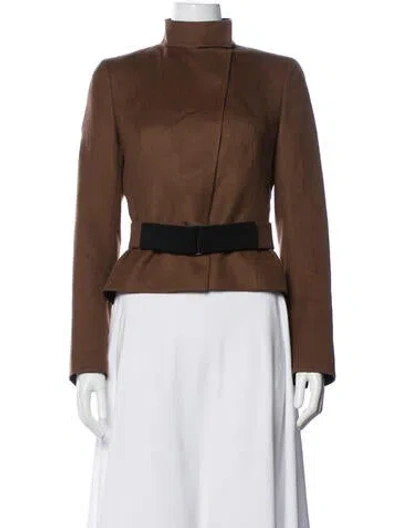 Pre-owned Akris Cashmere Jacket In Brown