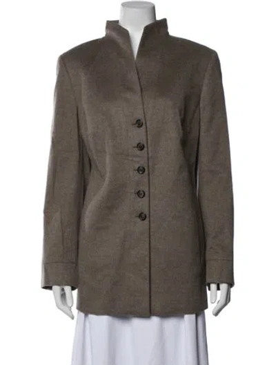 Pre-owned Akris Cashmere Jacket In Brown