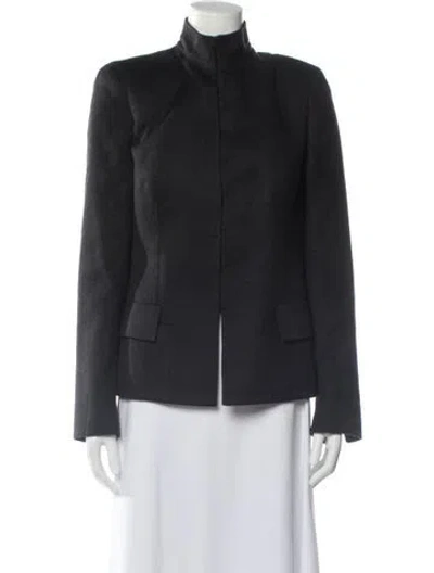 Pre-owned Akris Cashmere Jacket In Gray