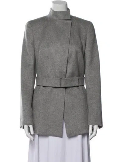 Pre-owned Akris Cashmere Jacket In Gray