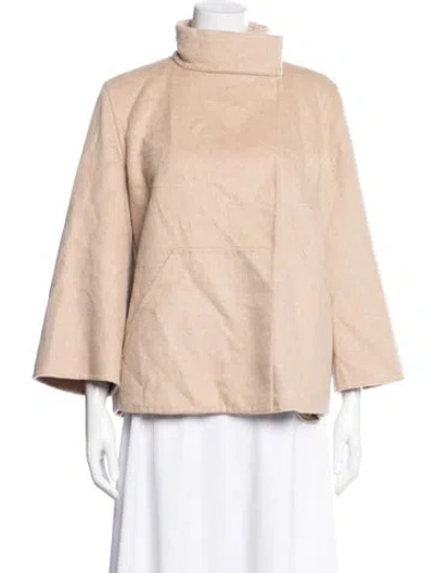 Pre-owned Akris Cashmere Jacket In Neutral