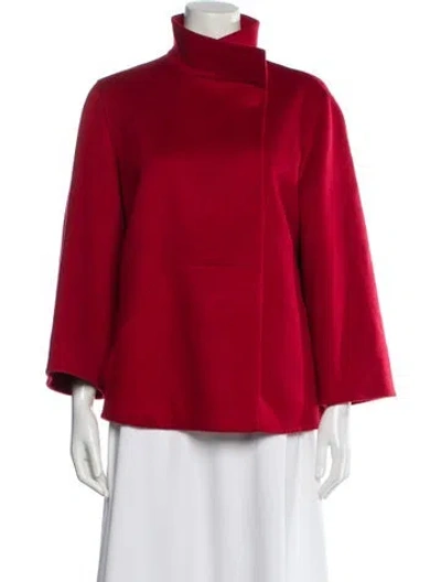 Pre-owned Akris Cashmere Jacket In Orange