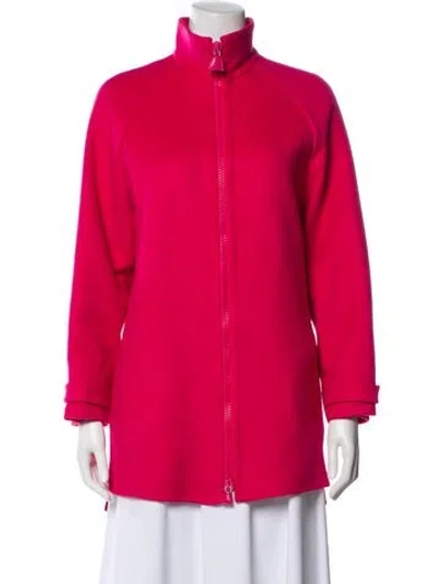 Pre-owned Akris Cashmere Jacket In Pink