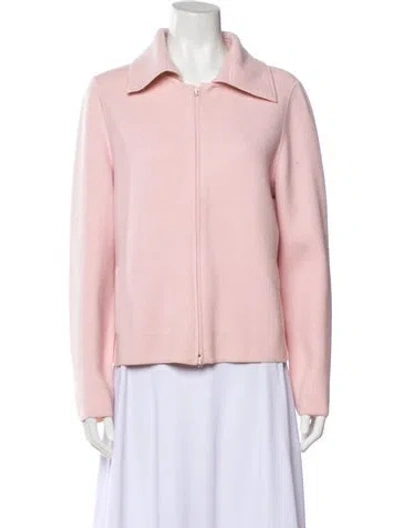 Pre-owned Akris Cashmere Jacket In Pink