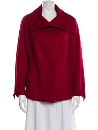 Pre-owned Akris Cashmere Jacket In Red