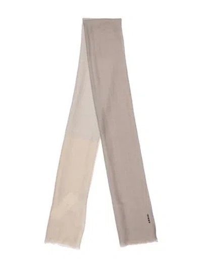 Pre-owned Akris Cashmere Scarf In Neutral