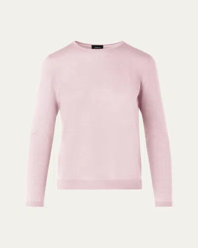 Akris Cashmere-silk Fine Gauge Seamless Knit Sweater