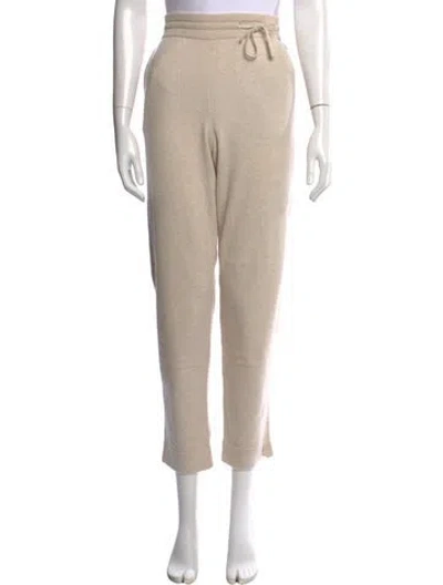 Pre-owned Akris Cashmere Straight Leg Pants W/ Tags In Neutrals