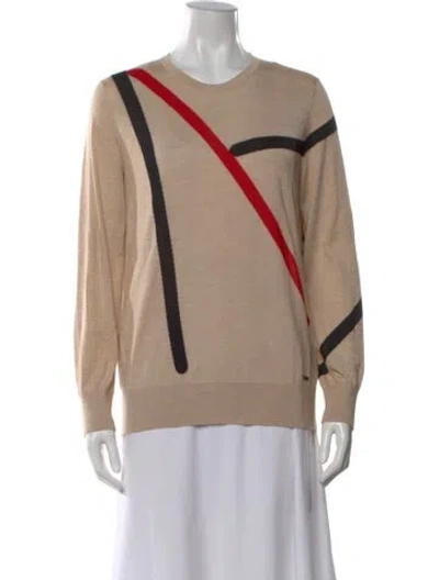 Pre-owned Akris Cashmere Striped Sweater