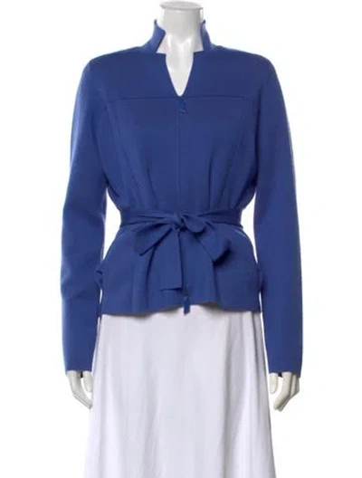 Pre-owned Akris Cashmere Sweater In Blue