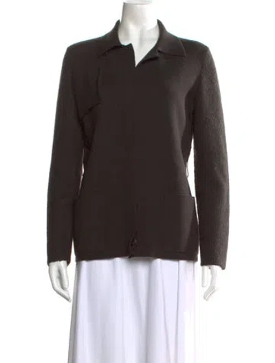 Pre-owned Akris Cashmere Sweater In Brown