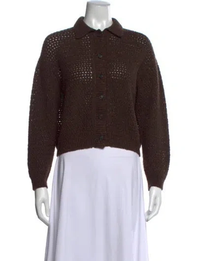 Pre-owned Akris Cashmere Sweater In Brown