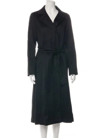 Pre-owned Akris Cashmere Trench Coat In Multicolor