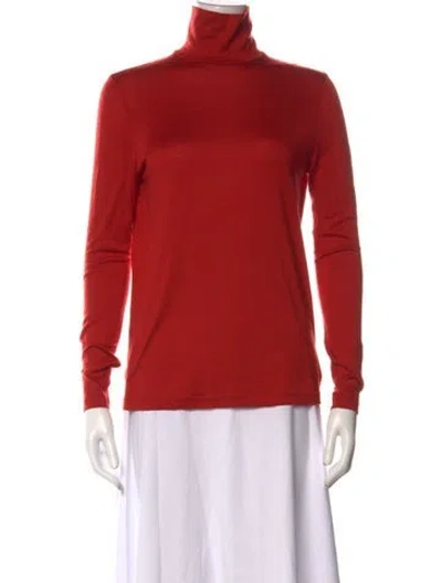 Pre-owned Akris Cashmere Turtleneck Top In Multi