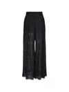 Akris Cassie Wave-pattern Trousers In Black