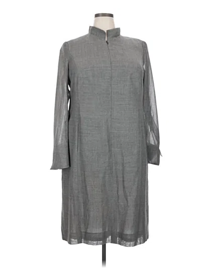 Pre-owned Akris Casual Dress In Gray