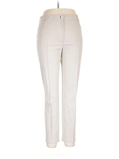 Pre-owned Akris Casual Pants In Ivory