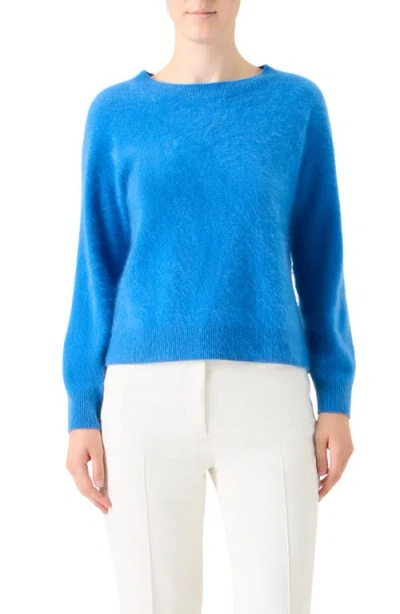 AKRIS AKRIS CLOUD BRUSHED CASHMERE SWEATER