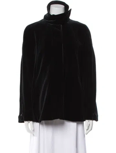 Pre-owned Akris Coat In Black