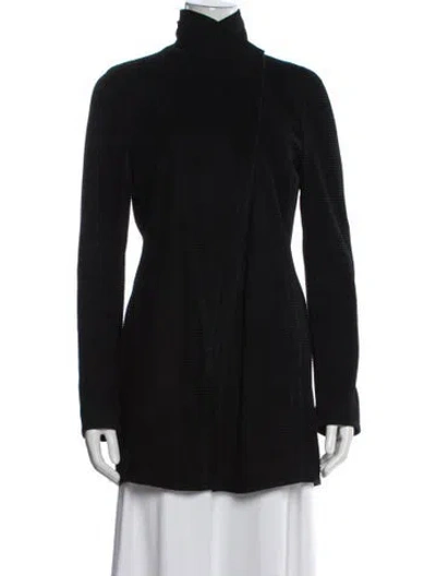 Pre-owned Akris Coat In Black