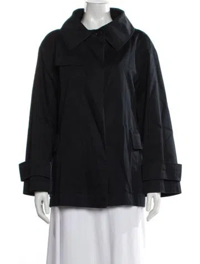 Pre-owned Akris Coat In Black