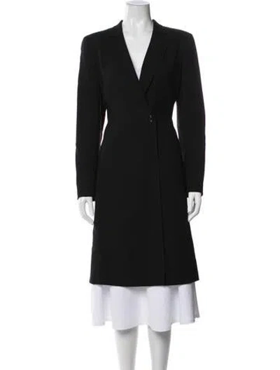 Pre-owned Akris Coat In Black