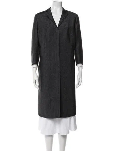 Pre-owned Akris Coat In Black
